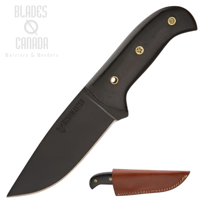 Bushmaster Compact Fixed Blade Knife, 1095 Carbon Steel, Micarta Handle, BK5100