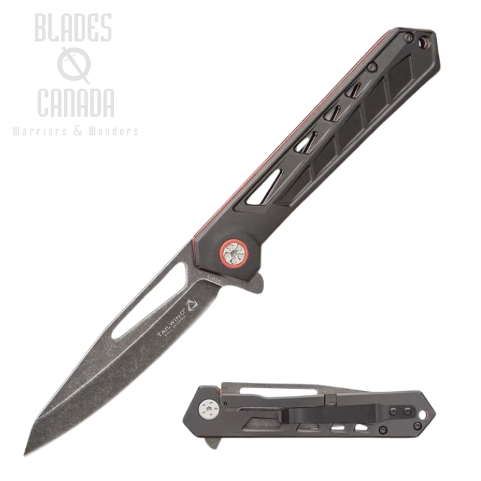 Rampage Tailwind Technic Flipper Folding Knife, BK5186