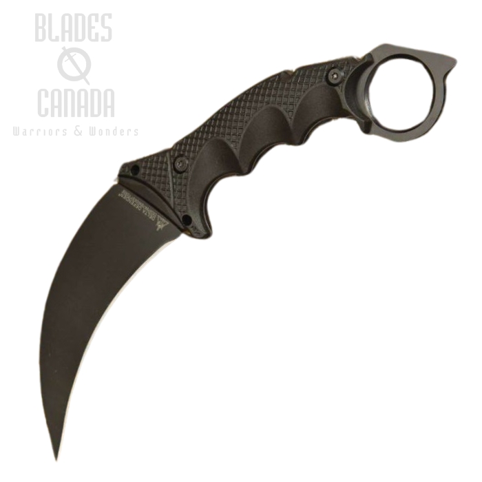 Delta Defender Karambit Fixed Blade Knife, Nylon Sheath, BK5200