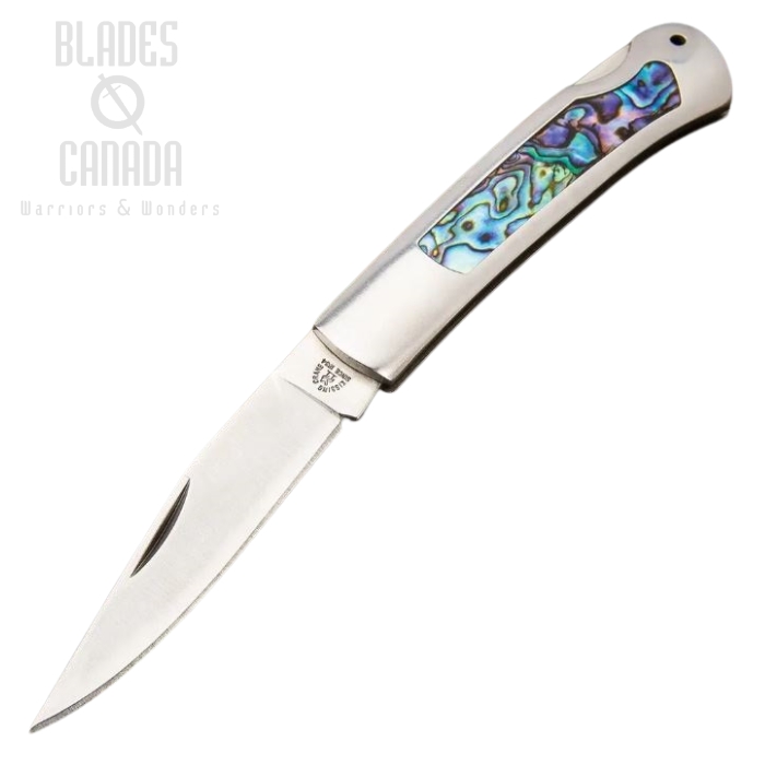 Kissing Crane Abalone Lockback Folding Knife, KC5505