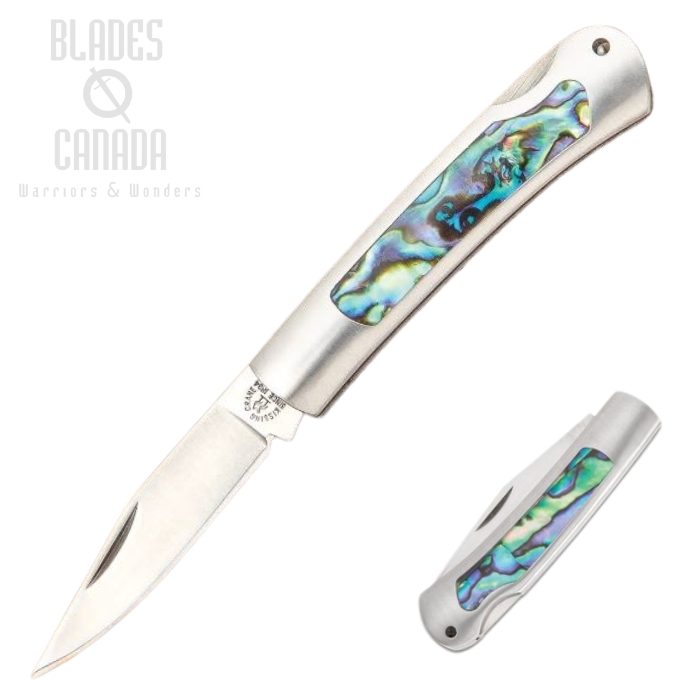 Kissing Crane Genuine Abolone Mini Pocket Knife, KC5506