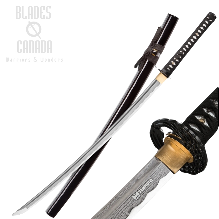 Shinwa Royal Warrior Katana, Forged & Folded Steel, KZ214DZ