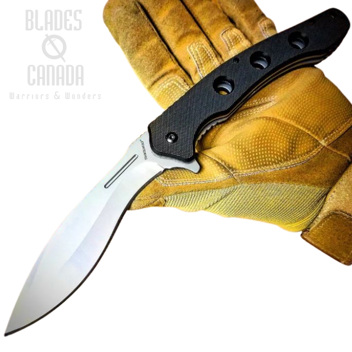 Timber Wolf Beast Kukri Flipper Folding Knife, G10, Assisted Opening, TW667