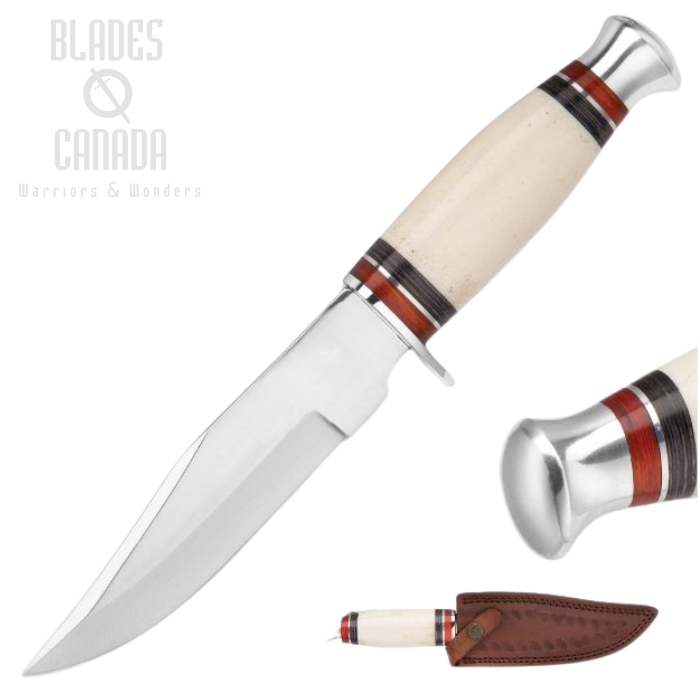 Timber Wolf Appalachian Bowie w/Leather Sheath TW704