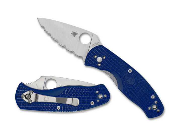 Spyderco Persistence Lightweight Folding Knife, CPM S35VN, FRN Blue, C136SBL