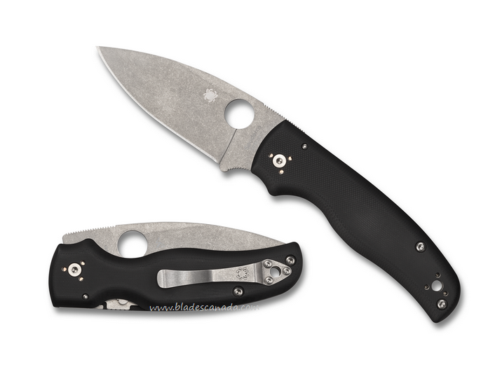 Spyderco Shaman Compression Lock Folding Knife, S30V, G10 Black, C229GP