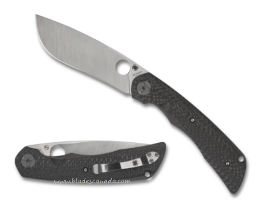 Spyderco Subvert Folding Knife, CPM 20CV, Carbon Fiber, Sprint Run, 239CFP