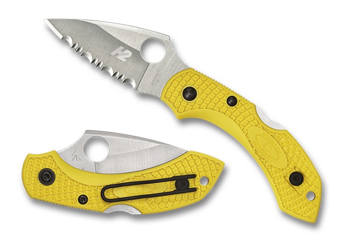 Spyderco Dragonfly 2 Salt Folding Knife, H2 Steel SpyderEdge, FRN, C28SYL2