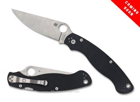 (Coming Soon) Spyderco Military 2 Folding Knife, CPM S90V, Carbon Fiber, Sprint Run, C36CFP2