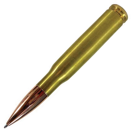 Caliber Gourmet 50 Cal Bullet Twist Pen - Click Image to Close