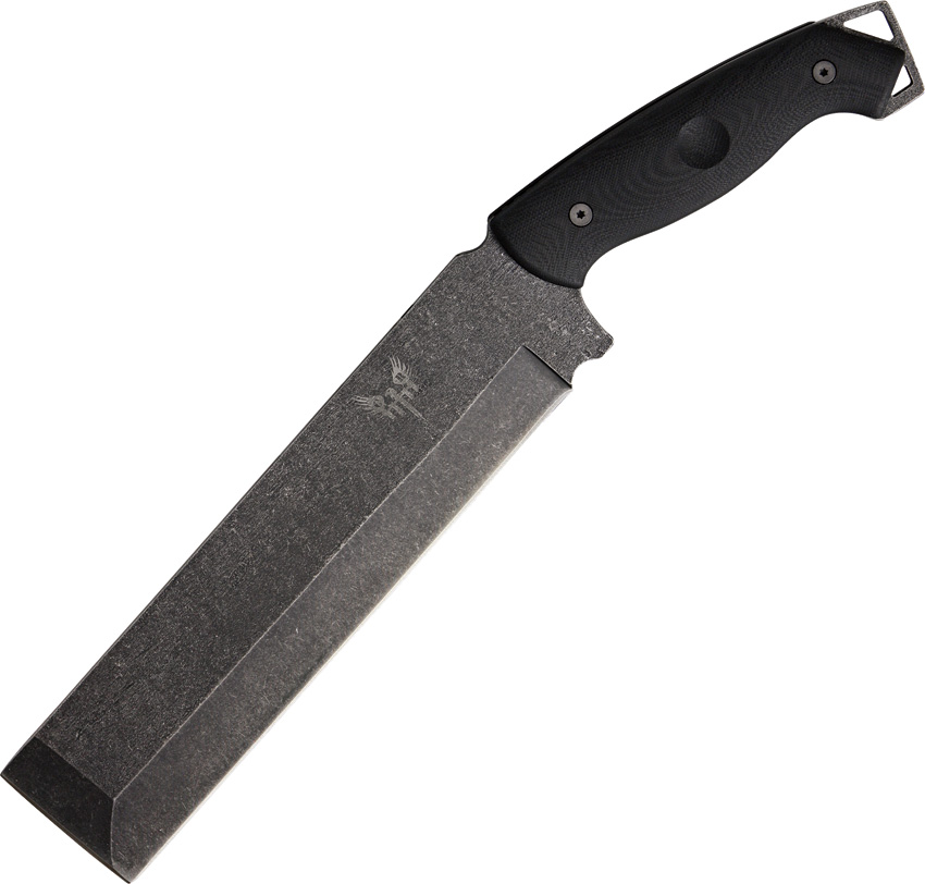 Combat Ready Cuma Battle Cleaver, 5160 steel, G10 Black, CBRCBC01 - Click Image to Close