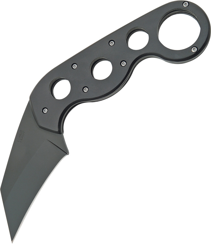 Combat Ready CO037 Karambit Fixed Blade Knife, Stainless Steel Black