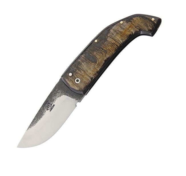 Citadel Rossignoli Small Folding Knife, DNH7 Steel, Water Buffalo Horn, KC4212