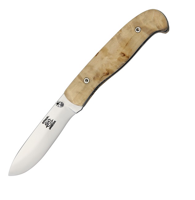 Citadel Narvik Folding Knife, Stainless Steel, Birch Handle, KC4215