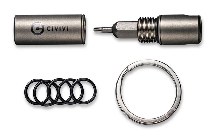 CIVIVI Key Bit Torx Screwdriver, Titanium Grey, 20048-1