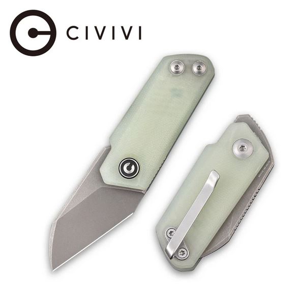 CIVIVI Ki-V Slip Joint Folding Knife, G10 Natural, 2108A - Click Image to Close