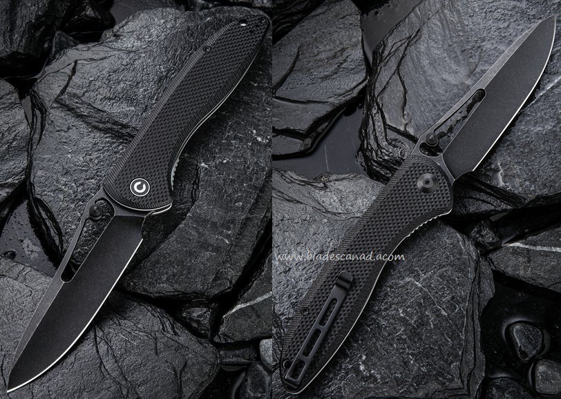 CIVIVI Picaro Folding Knife, D2, G10 Black, C916D