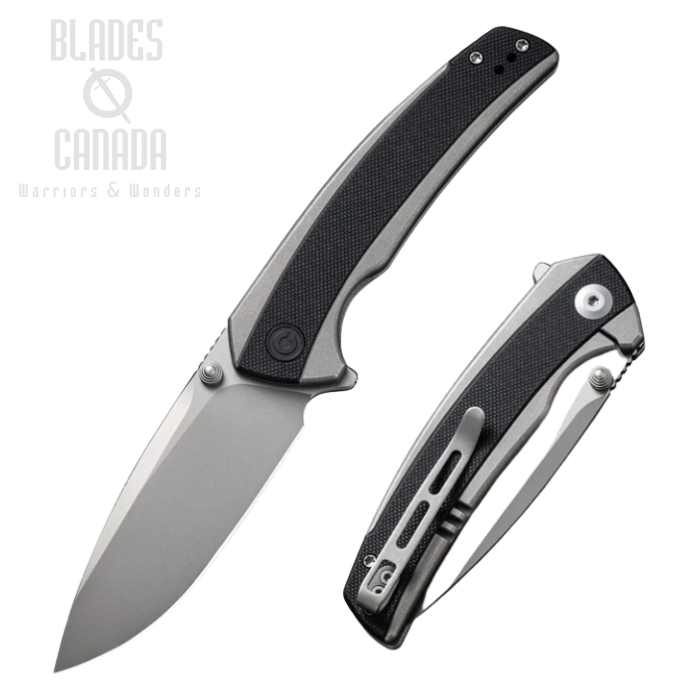 CIVIVI Teraxe Flipper Framelock Knife, Nitro-V, G10/Steel, 20036-3