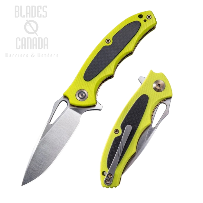 CIVIVI Shard Flipper Folding Knife, D2, G10 Green, 806A