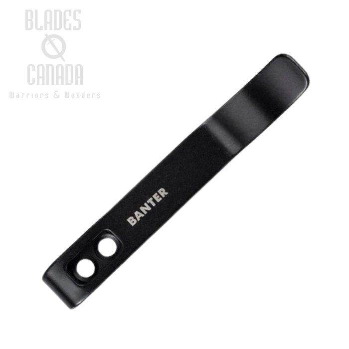 CIVIVI Pocket Clip for CIVIVI Baby Banter & WE Banter Knives, Black Sainless Steel,CA-07A