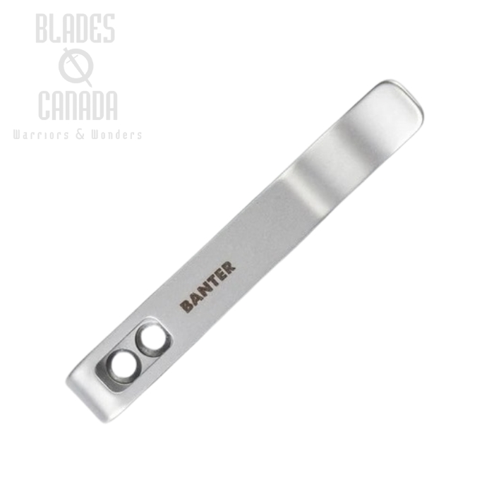 CIVIVI Pocket Clip for CIVIVI Baby Banter & WE Banter Knives, Stainless Steel, CA-07B