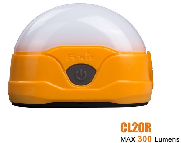 Fenix CL20R Compact Rechargeable Lantern Orange - 300 Lumens