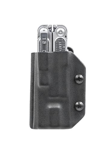 Clip & Carry Kydex Sheath for Leatherman Free P4- Black - Click Image to Close