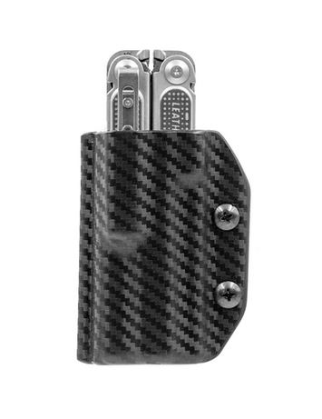 Clip & Carry Kydex Sheath for Leatherman Free P4- Black Pattern - Click Image to Close