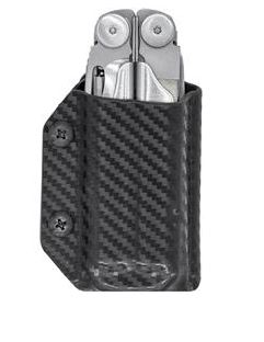Clip & Carry Kydex Sheath for Leatherman Wave - Black Pattern