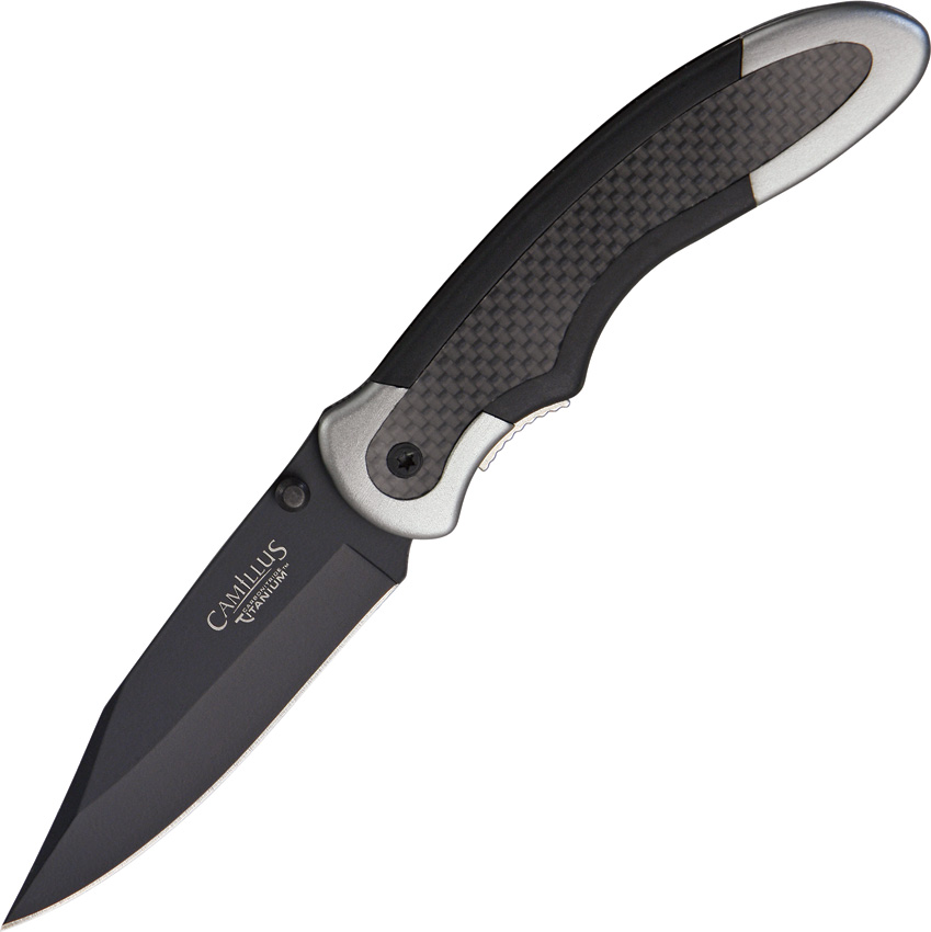 Camillus 19079 Chameleon Folding Knife, AUS 8, Aluminum/Carbon Fiber