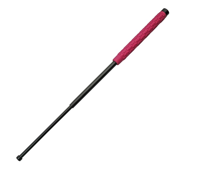 Kwik Force CN22004021 Black Stick Pink Handle - 26" - Click Image to Close