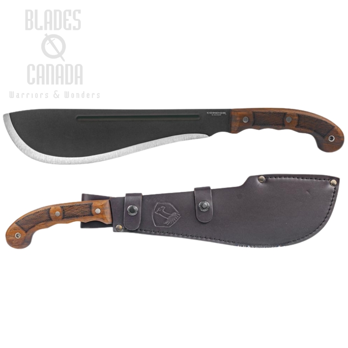 Condor Departure Bolo Machete, 1075 Carbon, Walnut, CTK3955-12.2HC