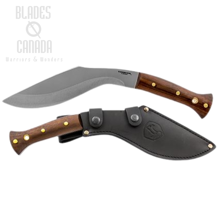 Condor Heavy Duty Kukri, 1075 Carbon, Leather Sheath, CTK1813-10HC