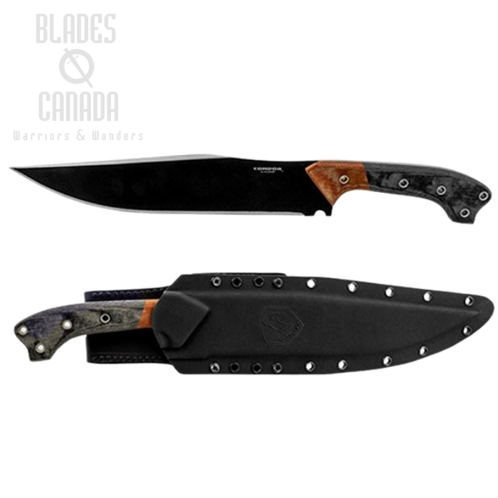 Condor Atrox Fixed Blade Knife, 1075 Carbon Steel, Kydex Sheath, CTK1814-10.8HC