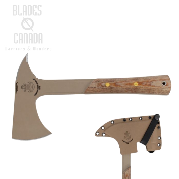 Condor Fortis Fidelis Axe, 1075 Carbon, Kydex Sheath, CTK1816-6.7HC