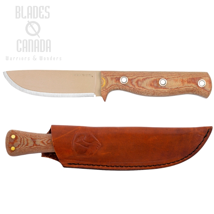 Condor Desert Romper Fixed Blade Knife, 1075 Carbon, Micarta, CTK3909-4.5