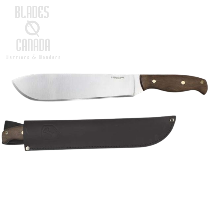 Condor Ironpath Fixed Blade Knife, 1075 Carbon, Walnut, CTK3928-9.8HC