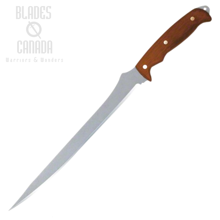 Condor Tiburon Fixed Blade Knife, Hardwood, Leather Sheath, CTK7031-9.5