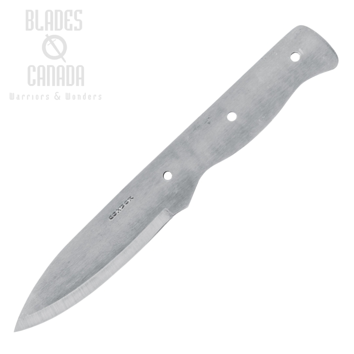 Condor Bushlore Fixed Blade Knife, 1075 Carbon, CB232-4.3HC [Blade Blank Only]