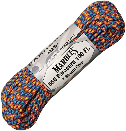 550 Paracord, 100Ft. - Fire & Ice