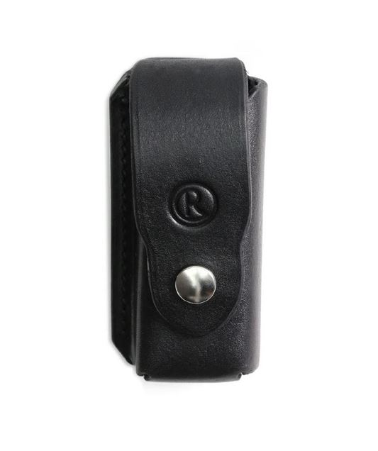 Chris Reeve Belt Sheath for Sebenzas, Black Leather - Click Image to Close