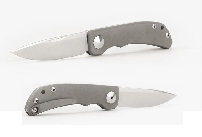 Chris Reeve Impinda Slip Joint Folding Knife, CPM S35VN, Titanium - Click Image to Close