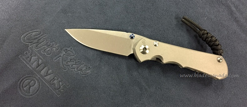 Chris Reeve Small Inkosi Framelock Folding Knife, CPM MagnaCut, Titanium