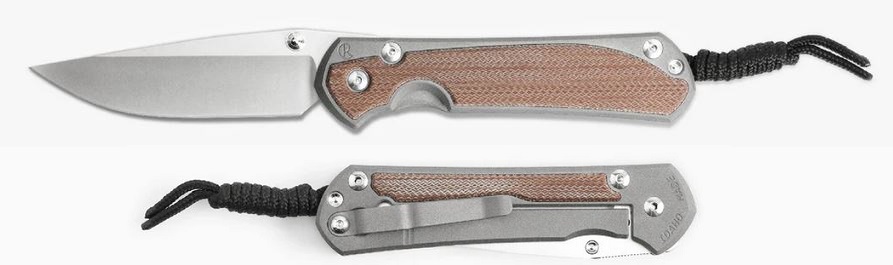 Chris Reeve Large Sebenza 31 Framelock Folding Knife, MagnaCut, Natural Micarta - Click Image to Close