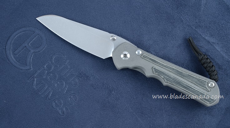 Chris Reeve Large Inkosi Insingo Framelock Folding Knife, CPM Magnacut, Micarta Black LIN-1028