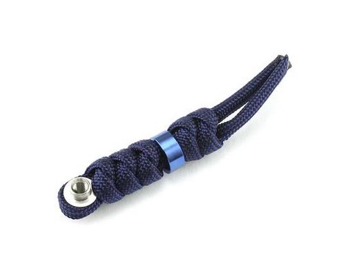 Chris Reeve Inkosi Large Lanyard, Midnight Blue, Blue Bead