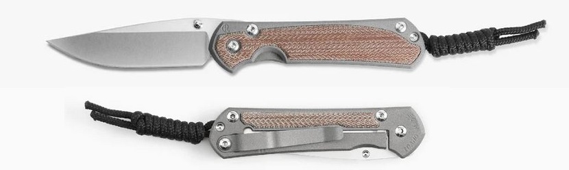 Chris Reeve Small Sebenza 31 Framelock Folding Knife, MagnaCut, Natural Micarta - Click Image to Close