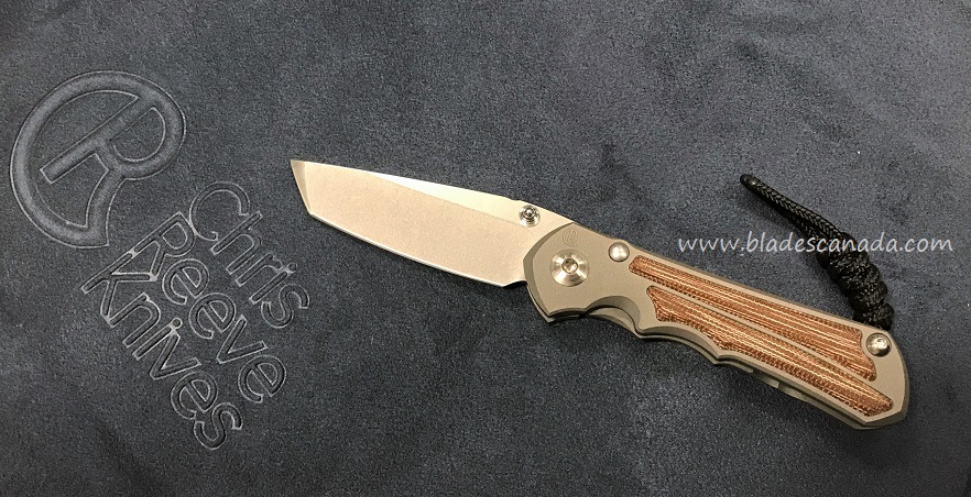 Chris Reeve Small Inkosi Framelock Folding Knife, S35VN, Natural Micarta - Click Image to Close