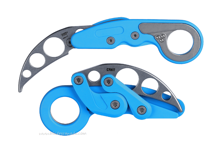 CRKT Provoke Folding Trainer, 420J2 SW, Blue Handle, 4041T