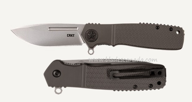CRKT Homefront Assisted Folding Knife, 12C27 Steel, Aluminum, K252GXP